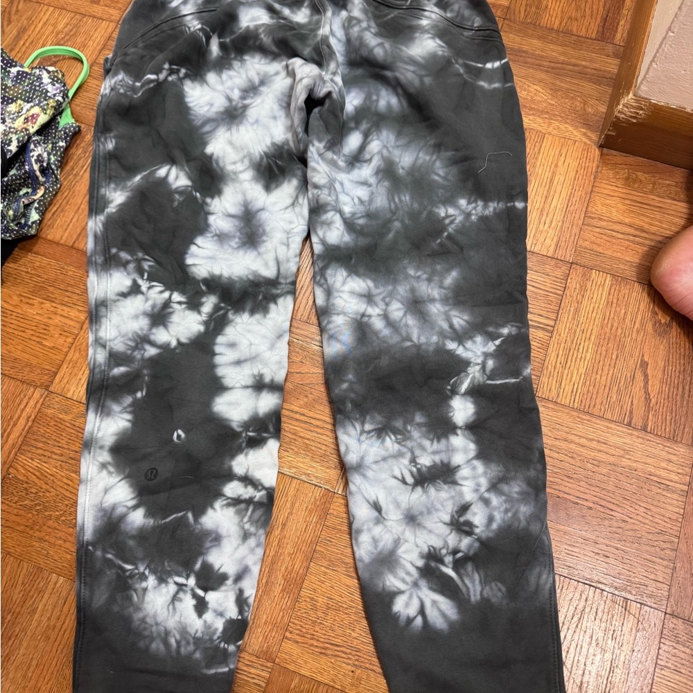 Lululemon Athletica Black and White Track Pants